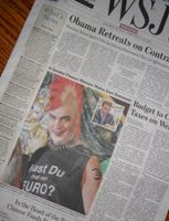 Bavarian Finance Minister Markus Söder dressed for a Carnival-themed TV show (Wall Street Journal Feb. 11-12).