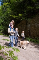 Hikes and nature walks are fun summer activities. 