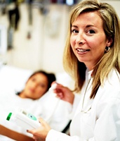 Hospital scene to illustrate Bonnie's story.