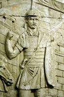 Roman soldier illustrating God's soldiers.