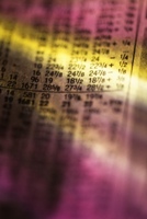 Stock market report illustrating the bad economic news.