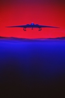 War plane photo illustration